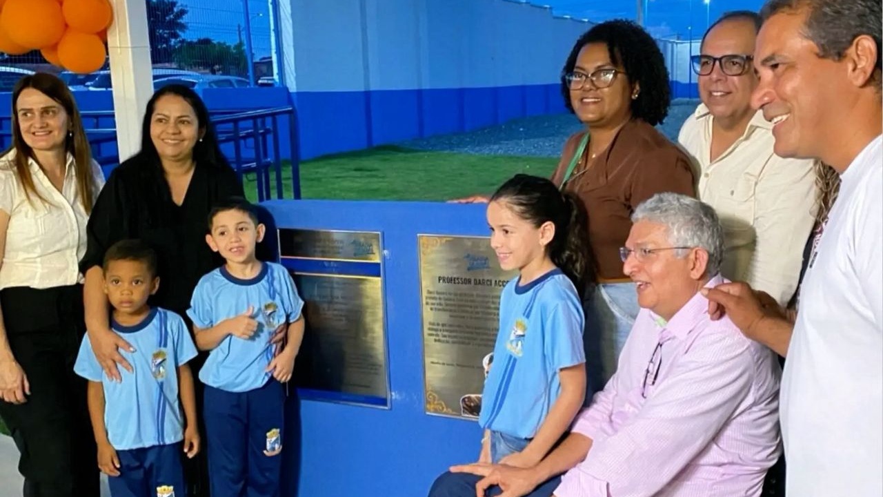 Imagens da Notícia Municipais Nova escola municipal com quadra coberta é entregue em Abadia de Goiás